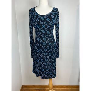 Vintage Y2K 90s Flower Club Bodycon Dress Stretch Grunge Ditsy Floral S/M